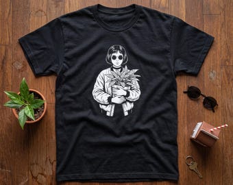 Mathilda Graphic Tee, Leon Movie Houseplant 90s Film T-Shirt
