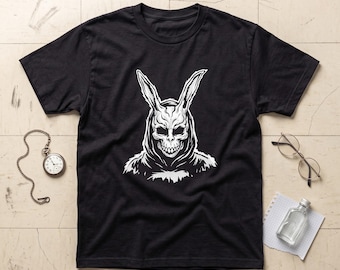 Donnie Darko Graphic Tee, Frank Rabbit Mask Cult Movie T-Shirt