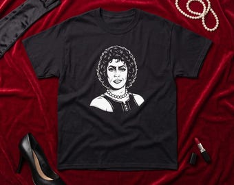 Frank-N-Furter Graphic Tee, Rocky Horror Midnight Movie Cult T-Shirt