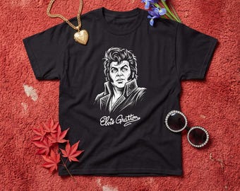 Elvis Gratton Graphic Tee, Quebec Cinema Cult Satire T-Shirt