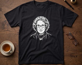 Margaret Atwood Graphic Tee, Handmaids Tale Author Book Lover T-Shirt
