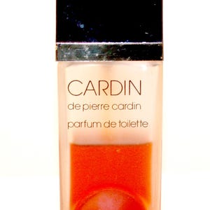 Cardin de Pierre Parfum de Toilette | 2.5 oz | 3/4 full | Vintage Spray Bottle Perfume Cologne | Retro Mid Century Vanity Bathroom Decor