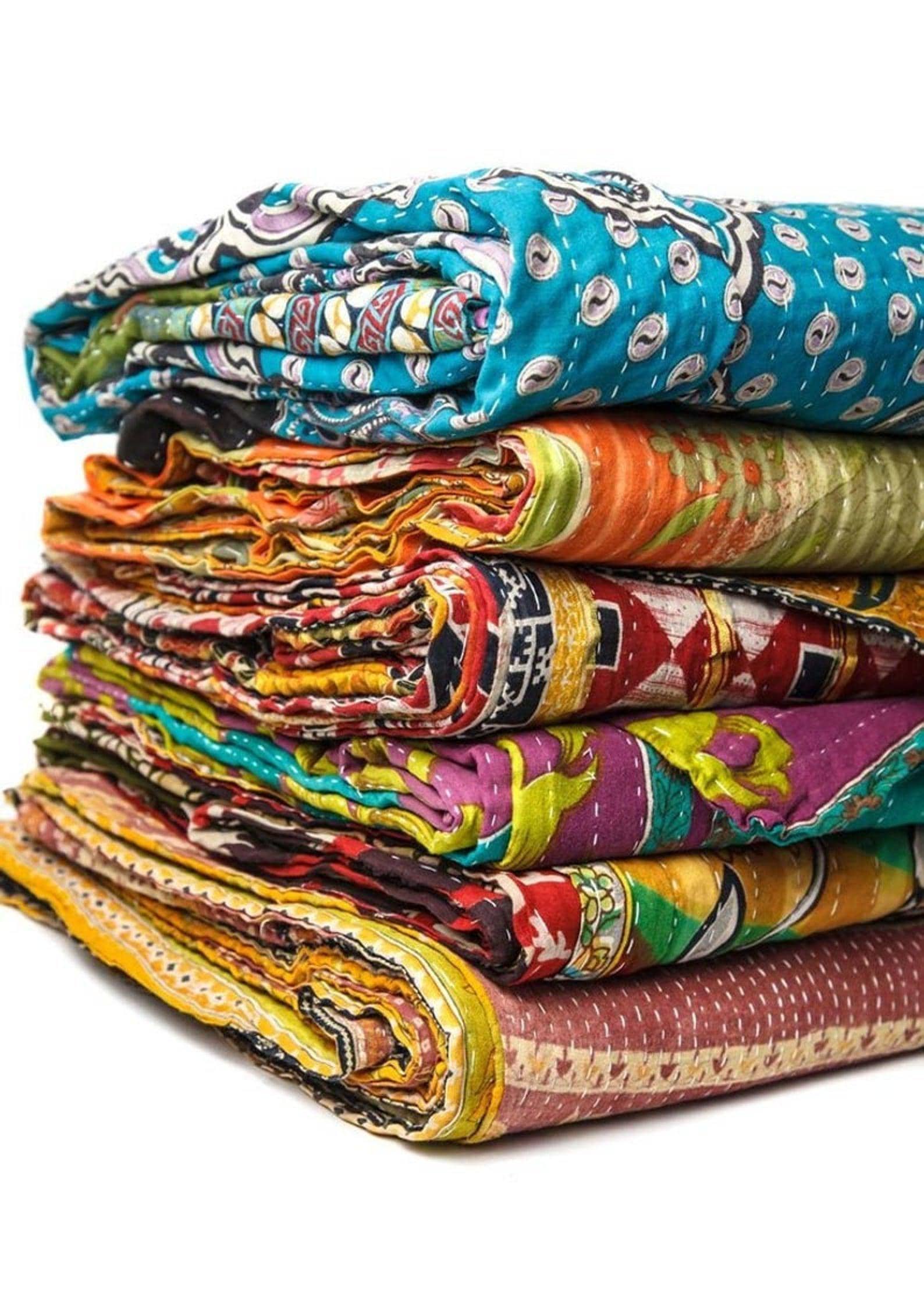 Kantha quilt - Etsy 日本