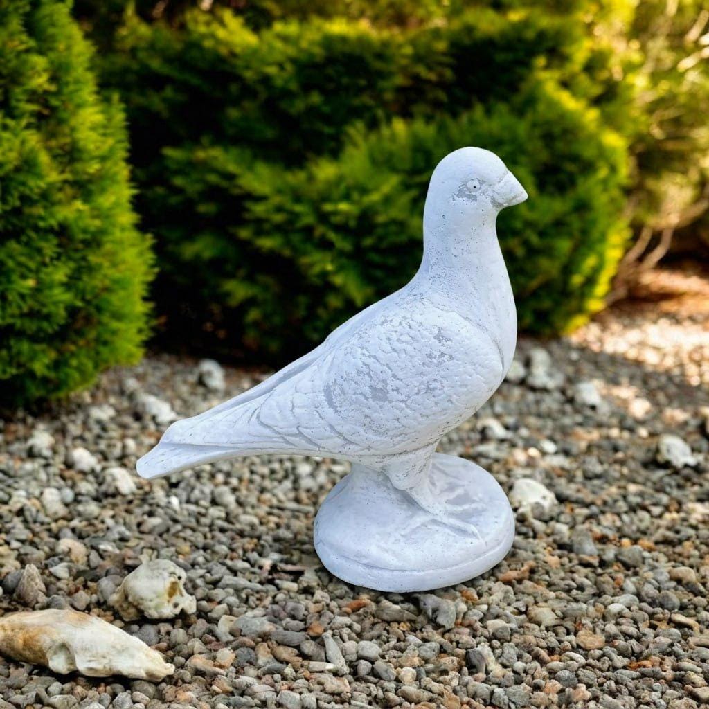 White Pigeon Statue - Etsy