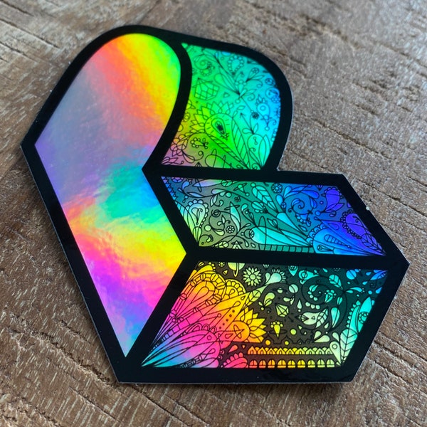 Holographic Pretty Lights Sticker