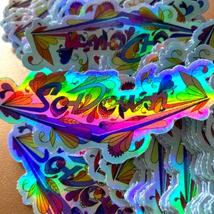 3 PACK of Holographic SoDown Stickers