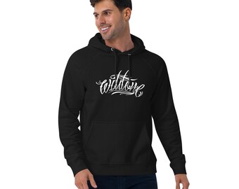 WildOne Logo Weißer Kapuzenpullover