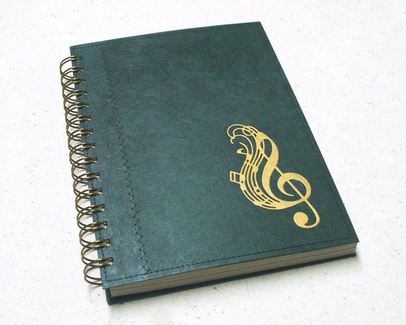 Music Composition Notebook Green / Blank Sheet Music Notebook Etsy