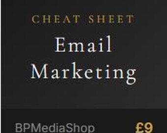 Email Marketing Cheat Sheet – Klaviyo Benchmarks, Flows, Subject Lines (PDF Download)