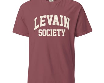 Levain Society T-Shirt Sourdough Baker Gifts Unisex Garment-Dyed Heavyweight T-Shirt, Tshirt Gift, Baker Gifts, Bread, Starter