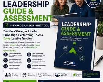 Leadership Guide and Assessment | PDF Guide + Coaching + Digital Assessment