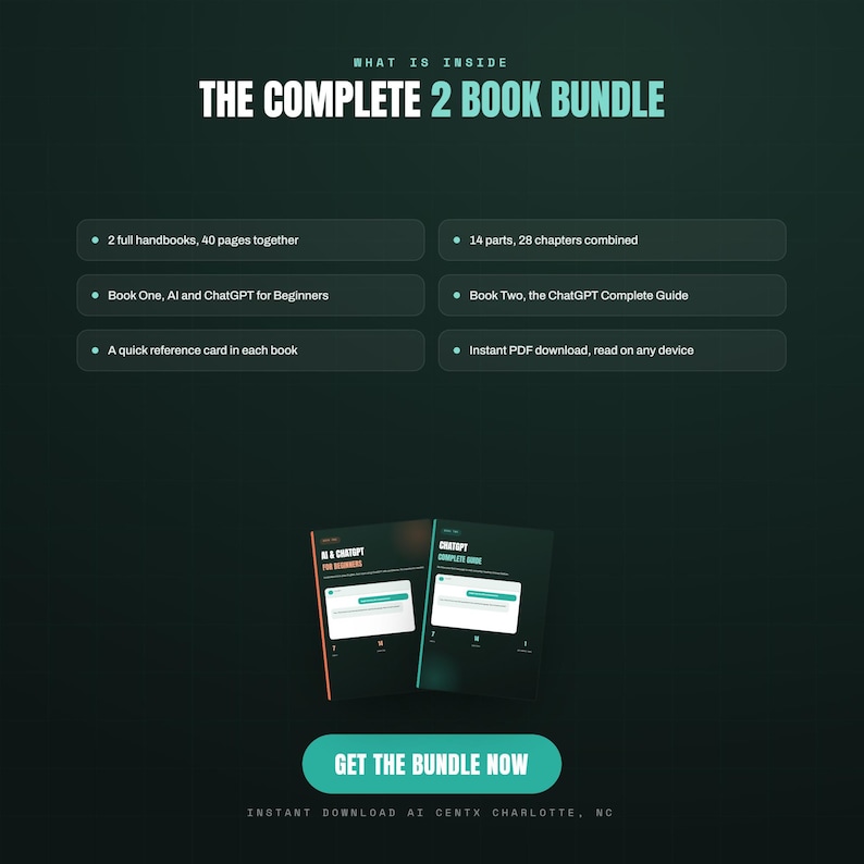 AI and ChatGPT Guide Bundle | 2 Handbooks for Beginners to Advanced | Learn AI, Setup, Features and Workflows | AI Workbook, Guide Template image 9