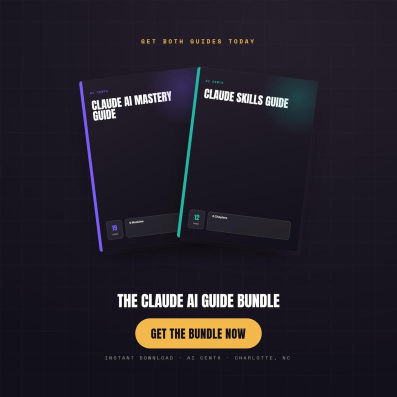 Claude AI Guide Bundle | Master Claude Skills, Prompts, Projects & AI Automation | 2 Book Set for Beginners to Pro | AI workbook template image 3