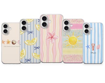 Zomer telefoonhoesje Coastal Granddaughter-telefoonhoes voor iPhone 17, 16, 15, 14, 13, 12, 11, Samsung S25, S24, S23, Pixel 10, 9, 8, 7, 6