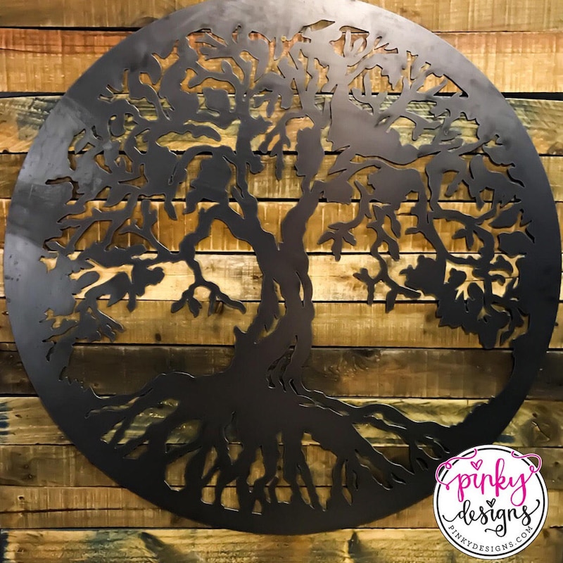 Tree of Life Metal Wall Art - Etsy
