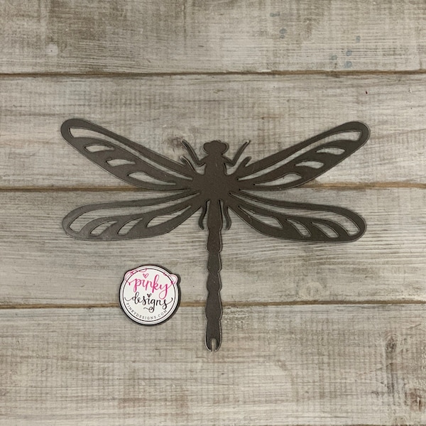 Dragonfly Metal Wall Art, Outdoor Patio and Garden Decor, Metal Dragonfly.