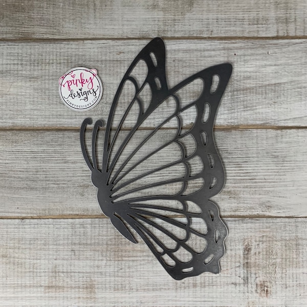 Monarch Butterfly Metal Wall Art, Outdoor Patio and Garden Decor, Monarch.