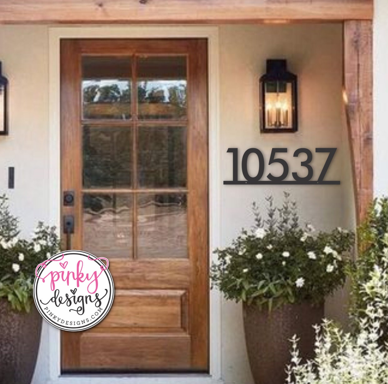 Metal House Number Sign Metal Address Numbers Address - Etsy