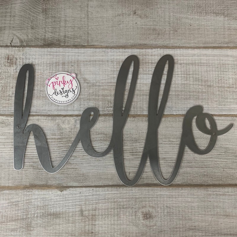 Hello Sign - Etsy