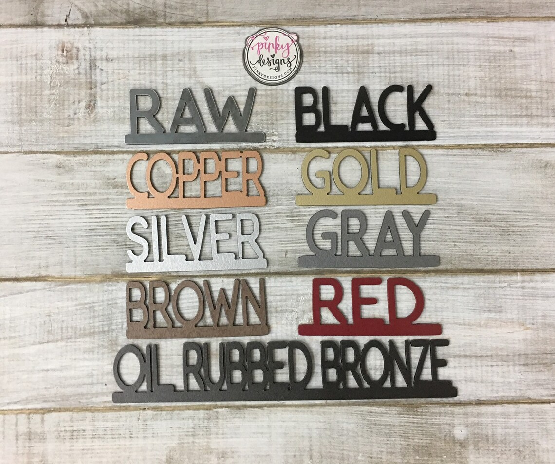 Family Metal Word Family Sign Gallery Wall Decor Family Etsy