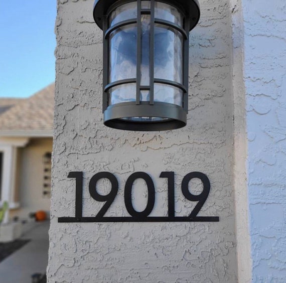 House Number Sign, Metal Address Sign