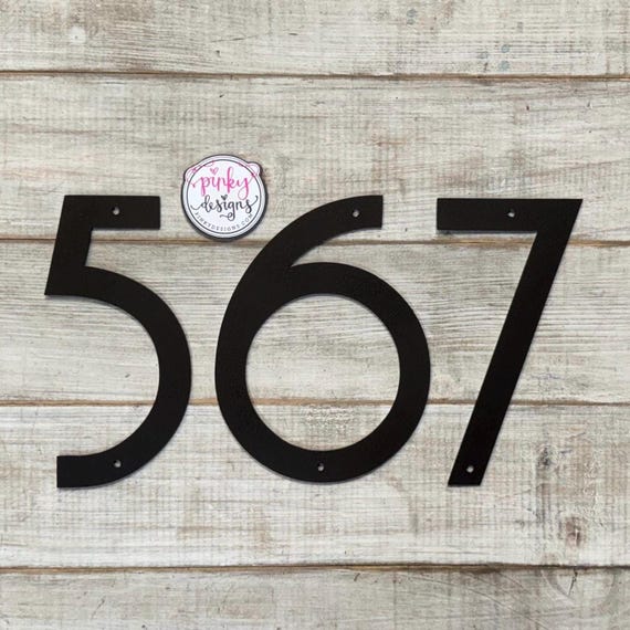 Mid Century House Numbers & Letters | Individual House