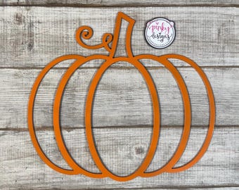 Metal Pumpkin Wall Art | Fall Thanksgiving Decor