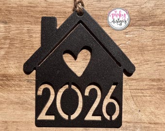 2026 Home Metal Ornament | First Home | New House.