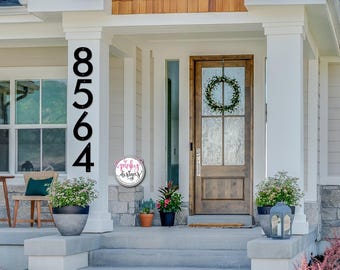 Modern Metal House Numbers & Letters | Individual House Numbers | Modern Address Numbers | Modern Numbers | Individual Metal Letters