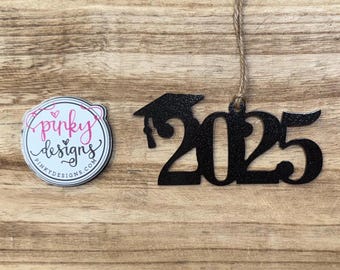 Graduation Cap 2025 Metal Ornament  | Graduation Decor | Graduate Keepsake Gift.
