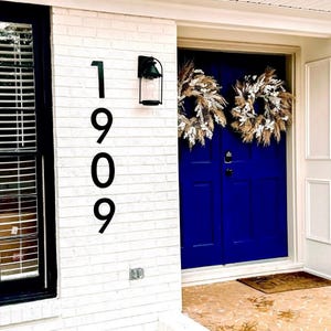 Modern Metal House Numbers & Letters | Individual House Numbers | Modern Address Numbers | Modern Numbers | Individual Metal Letters image 14