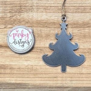 Christmas Tree Ornament | Metal Ornament | Stocking Tag | Christmas Ornament | Gift Tag | Christmas Decor | Metal Christmas Tree