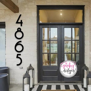 Mid Century House Numbers & Letters | Individual House Numbers | Mid Century Modern Address Numbers | Individual Metal Letter | Address Sign