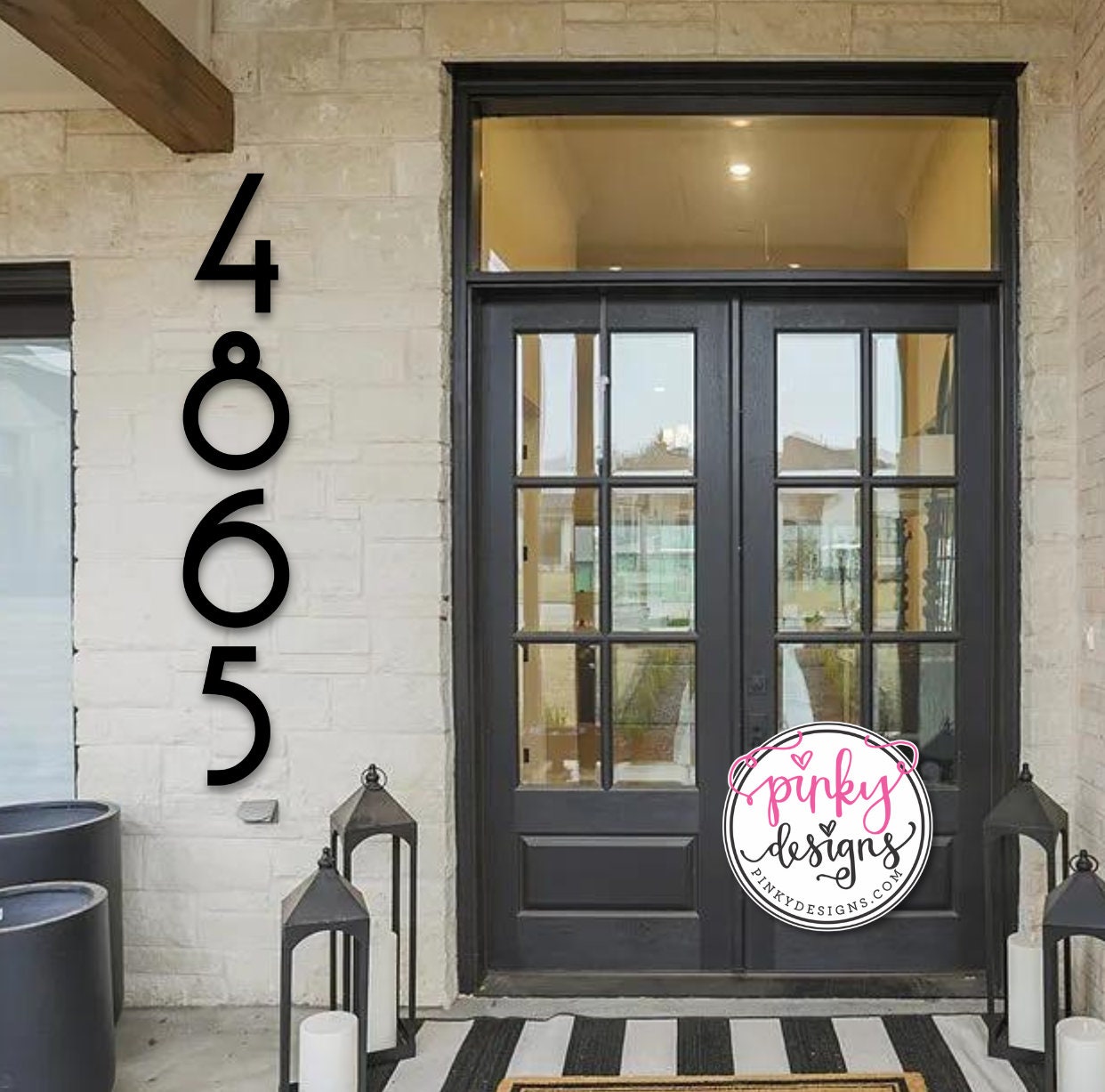 Mid Century House Numbers & Letters | Individual House Numbers | Mid Century Modern Address Numbers | Individual Metal Letter | Address Sign