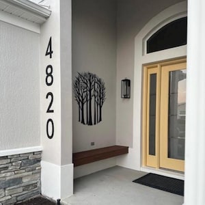 Modern Metal House Numbers & Letters | Individual House Numbers | Modern Address Numbers | Modern Numbers | Individual Metal Letters image 17