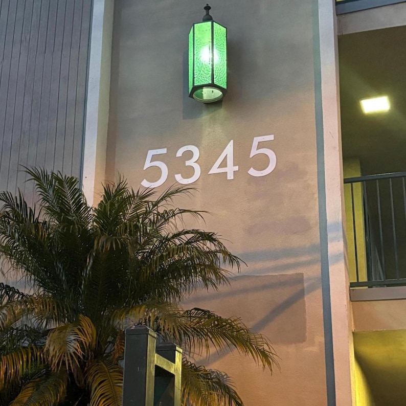 Modern Metal House Numbers & Letters | Individual House Numbers | Modern Address Numbers | Modern Numbers | Individual Metal Letters image 18