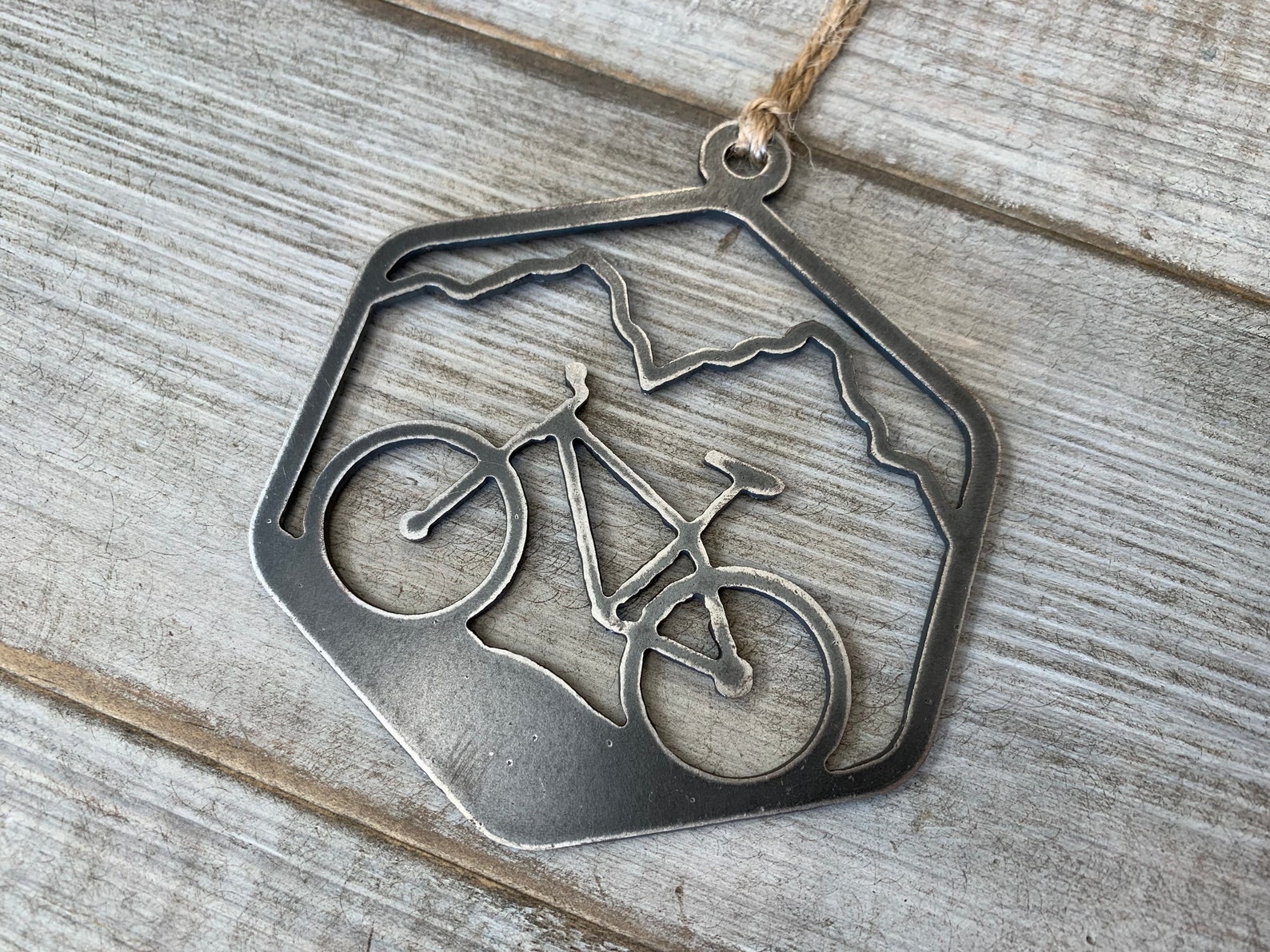 Mountain Bike Metal Ornament Bike Ornament Dual Slalom - Etsy