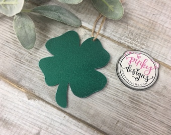 Shamrock Metal Ornament | St. Patrick's Day | Four Leaf Clover | Lucky Clover.