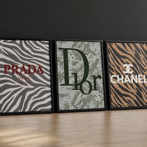 Chanel Poster Prada - Etsy