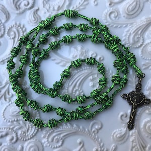 Knotted Rosary Catholic Rosary Cord Rosary Twine Rosary Rope Rosary