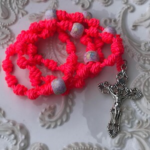 Knotted Rosary Catholic Rosary Cord Rosary Twine Rosary Rope Rosary