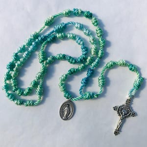 Twine Rosary Catholic Rosary Cord Rosary Knotted Rosary Rope Rosary