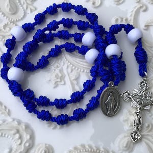 Knotted Rosary Catholic Rosary Cord Rosary Twine Rosary Rope Rosary
