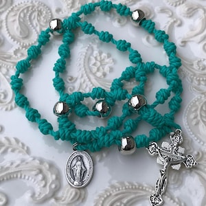Knotted Rosary Catholic Rosary Cord Rosary Twine Rosary Rope Rosary