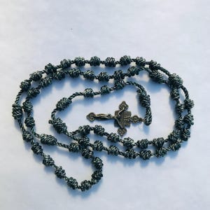 Knotted Rosary Catholic Rosary Cord Rosary Twine Rosary Rope Rosary