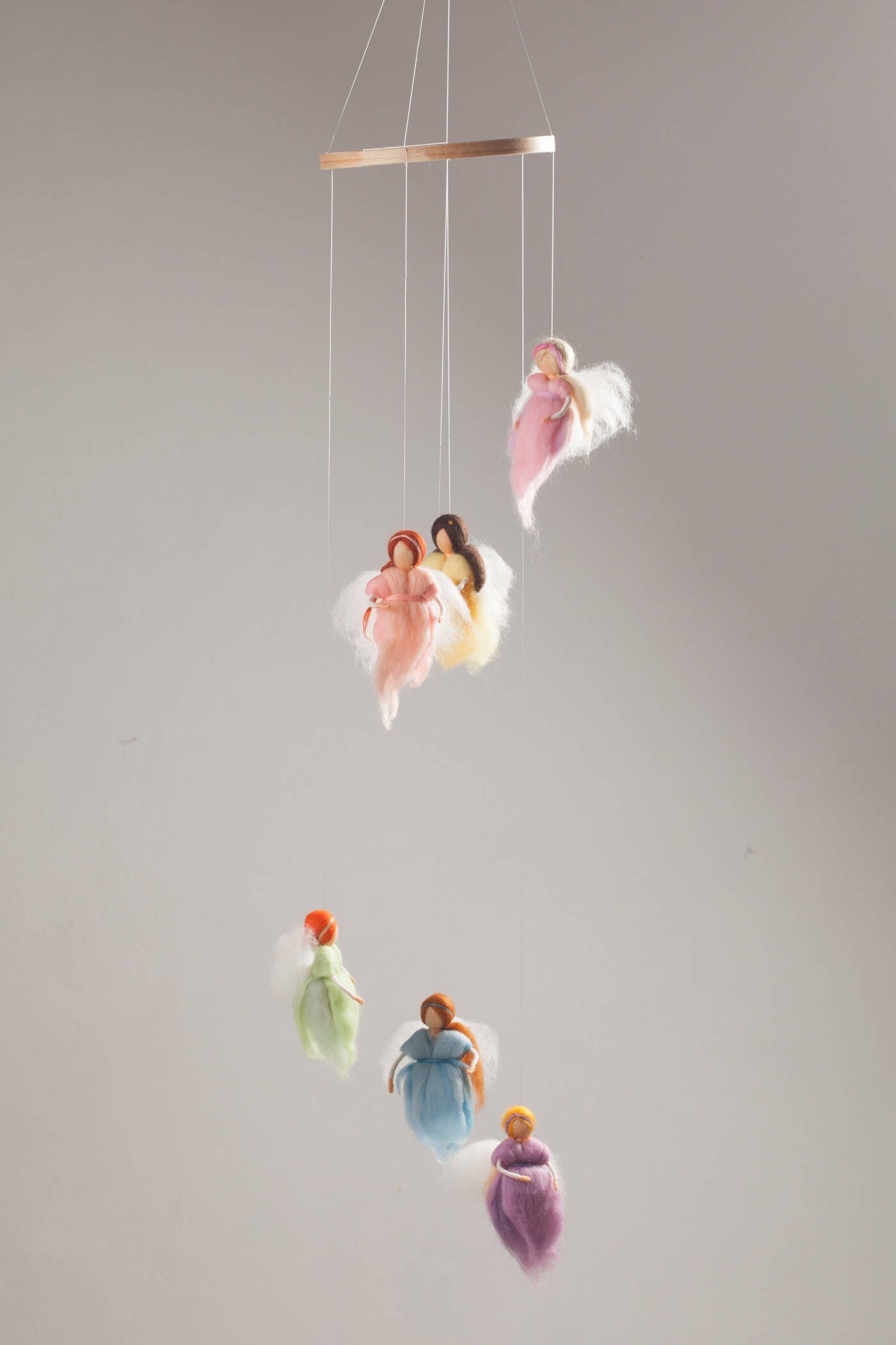 Fairy Mobile/ Felted Fairy Mobile /Wool fairies Waldorf Etsy