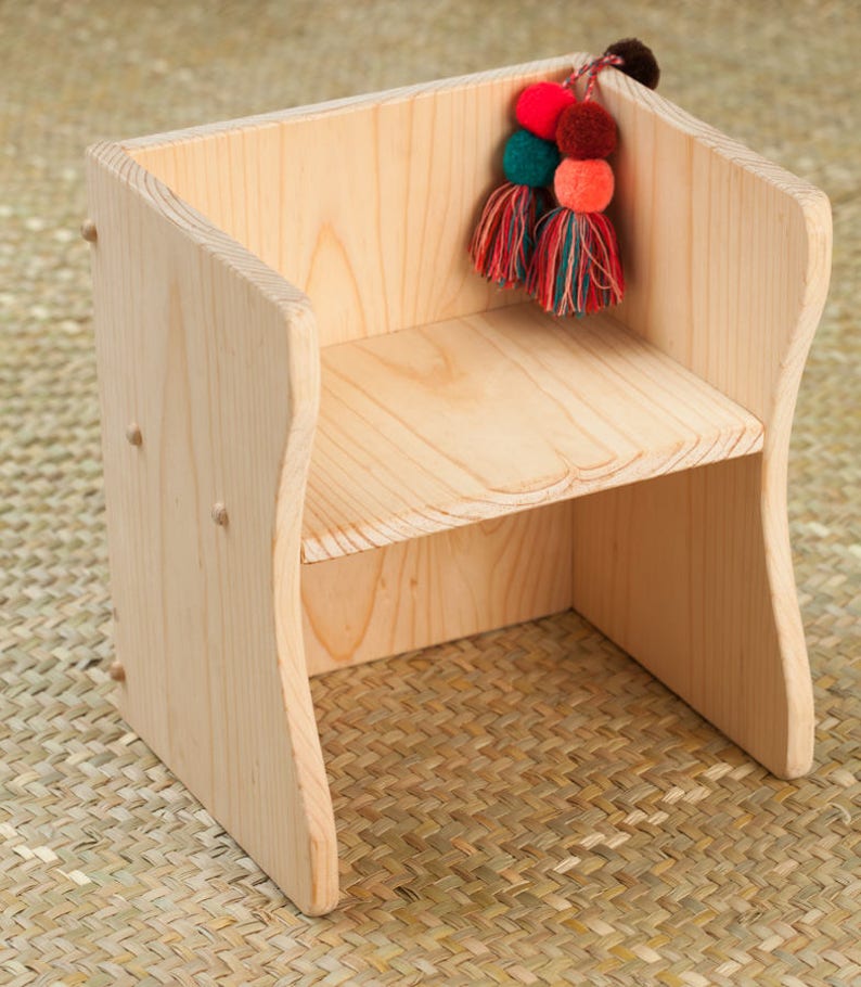 Montessori Cube Chair Wood Cube Chair Preschool Cube Chair Etsy