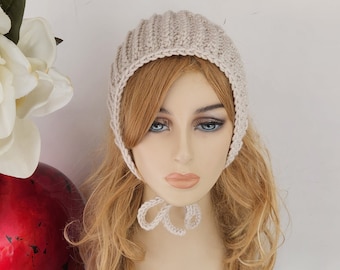 1950s Bonnet Style Crochet Headband,  MANY COLORS, Handmade Vintage Style Headband,  Crochet Headband,  Handmade Headband, Hair Accessories