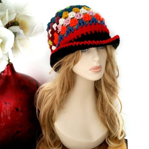 Multi Color Hat - Etsy