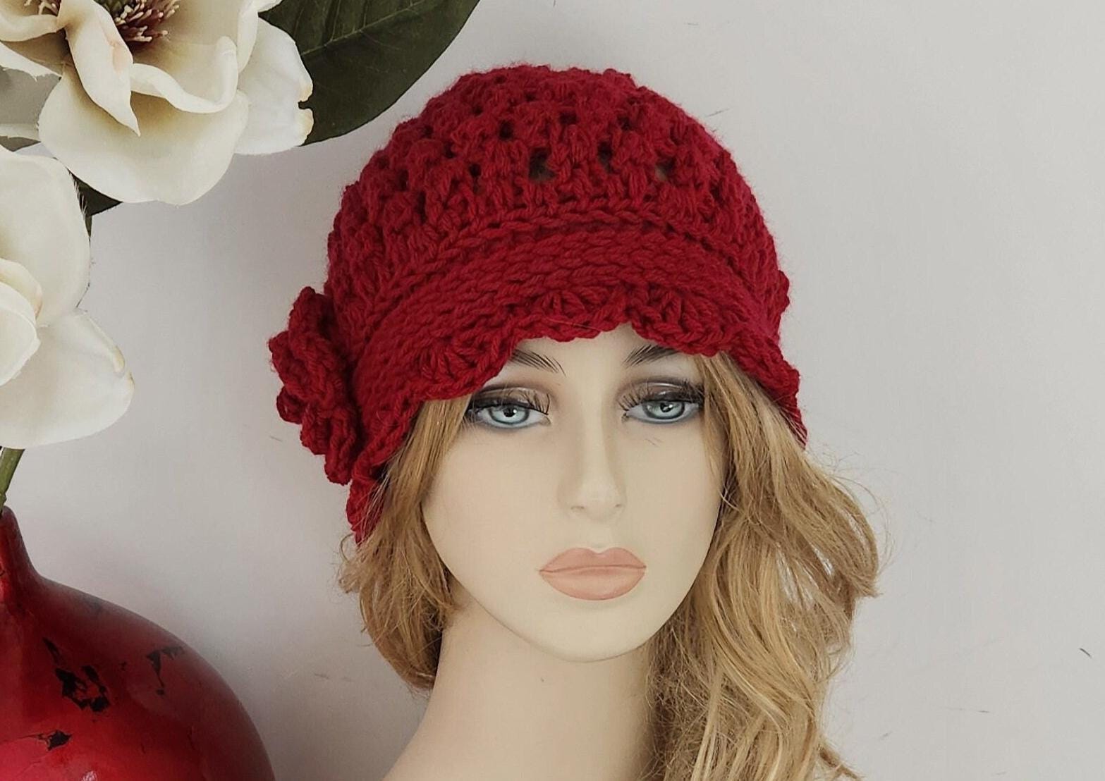 Side Flower Beanie - Etsy